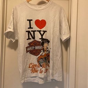 Betty Boop Harley Davidson Shirt